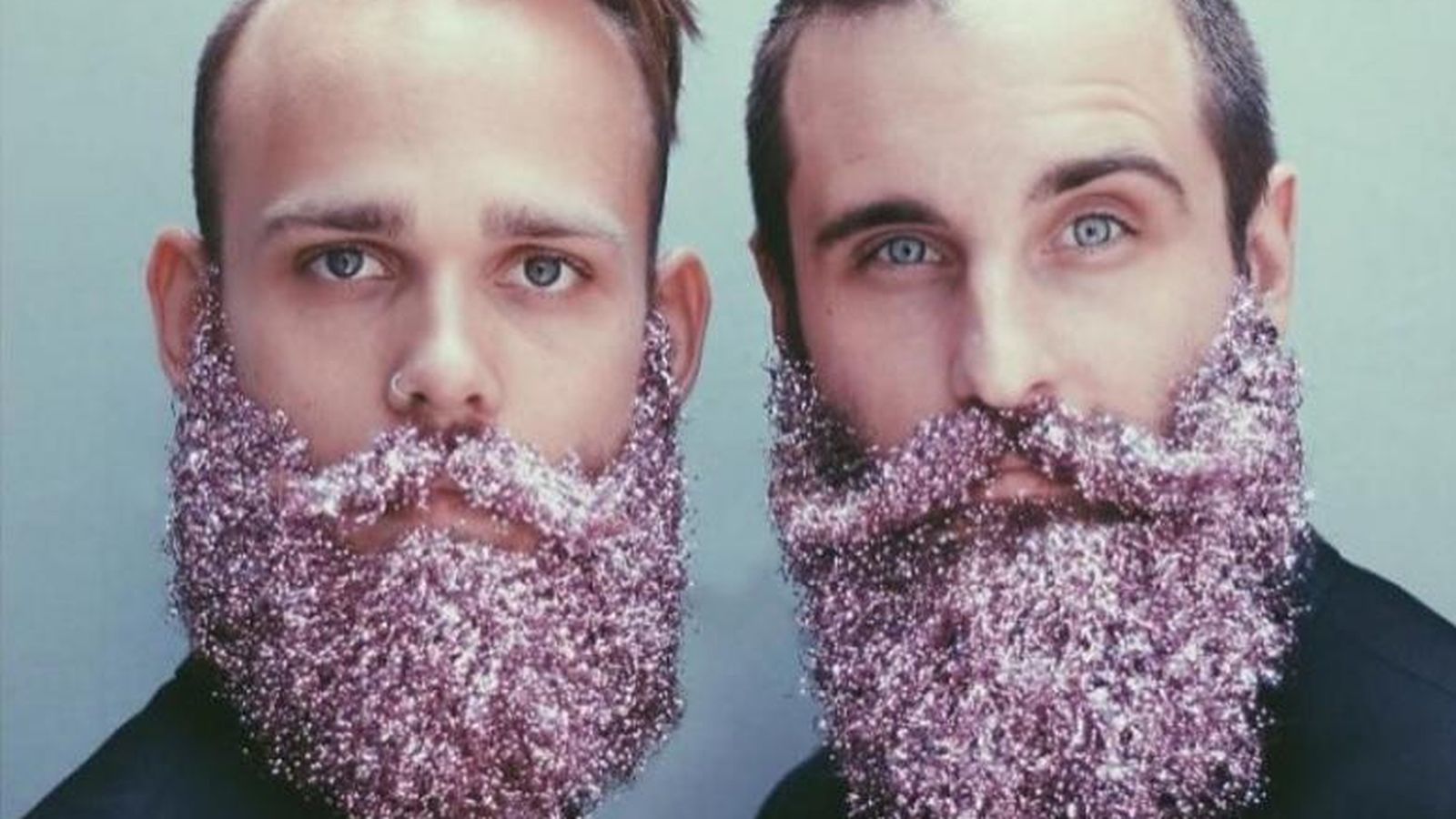 Foto: Llenar la barba de purpurina, la última tendencia