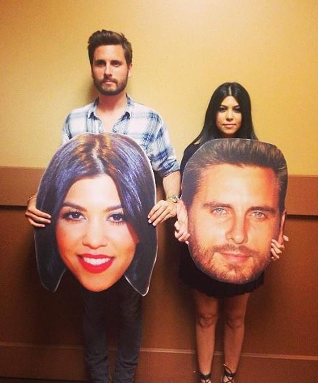 Foto: Kourtney Kardashian y Scott Disick en una foto de Instagram
