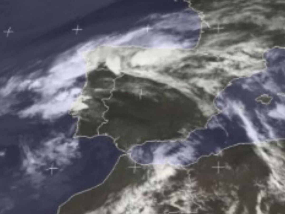 Foto: Imagen satelital de la situación meteorológica del país (Meteosat)