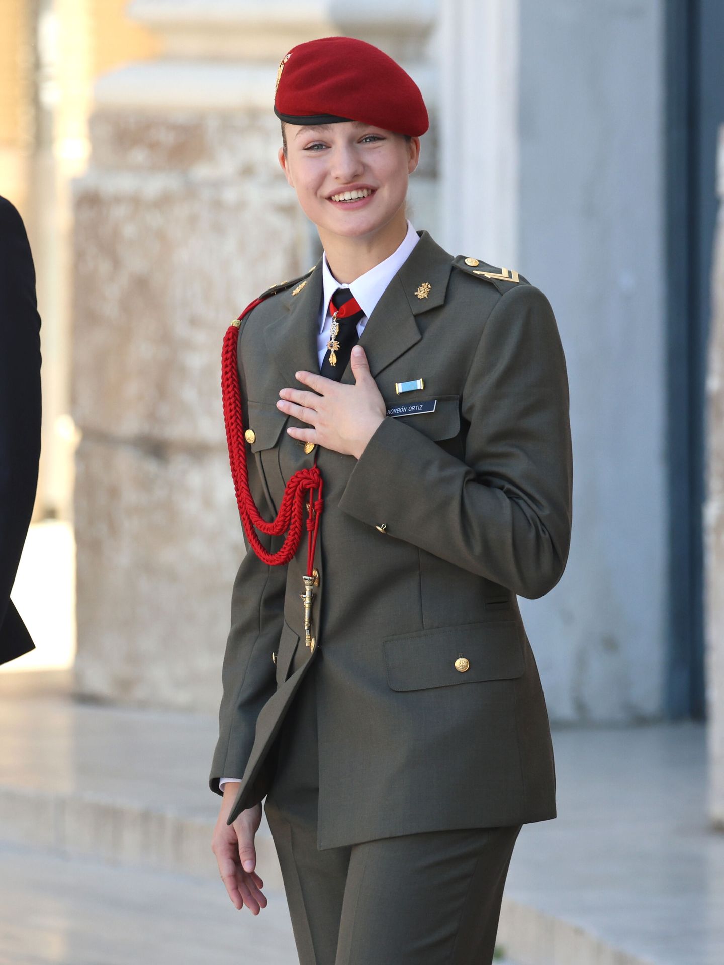 La princesa Leonor, el pasado mayo, tras recibir la Medalla de Aragón. (Europa Press/Raúl Terrel)