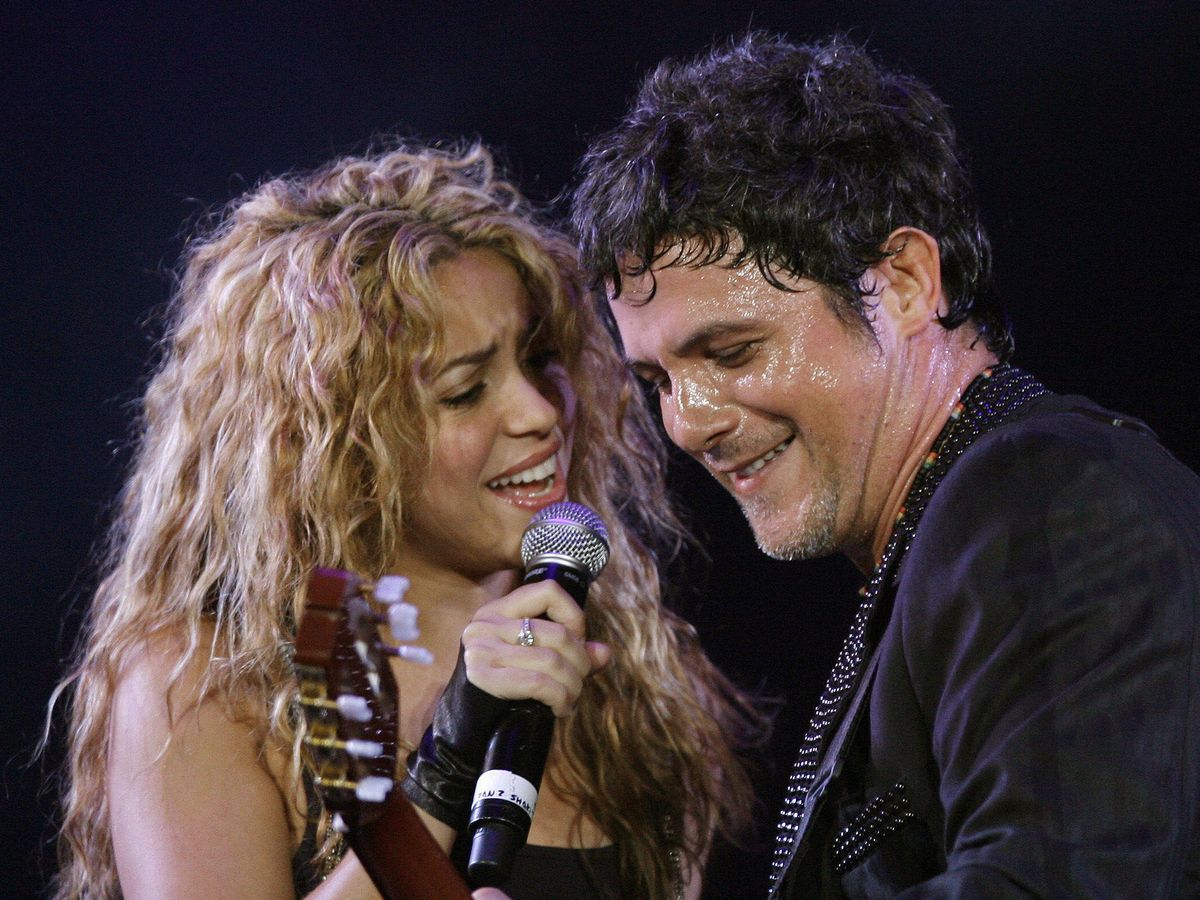 Foto: Alejandro Sanz y Shakira celebran el aniversario de su canción. (EFE/Leo La Valle)