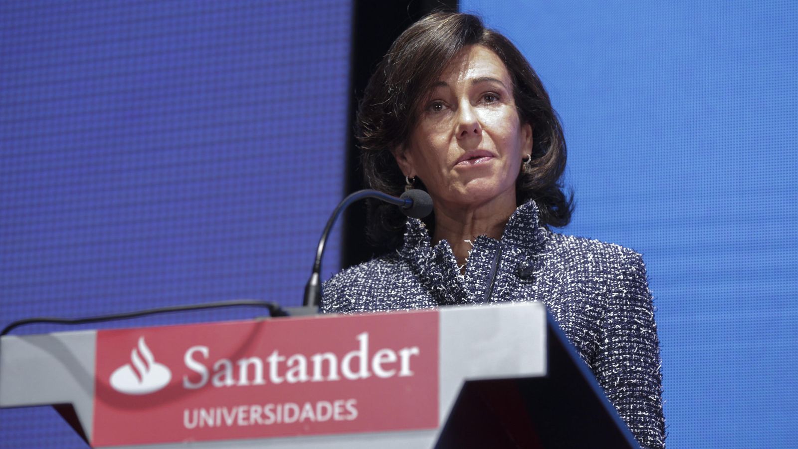 Foto: La presidenta del Grupo Santander, Ana Botín / EFE