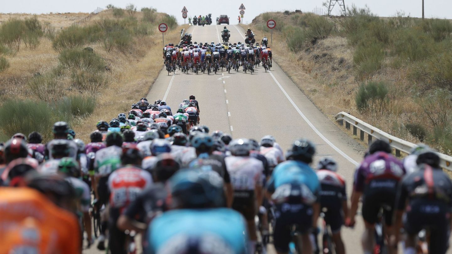 Imagen de la 13ª etapa de La Vuelta Ciclista a España. (EFE)