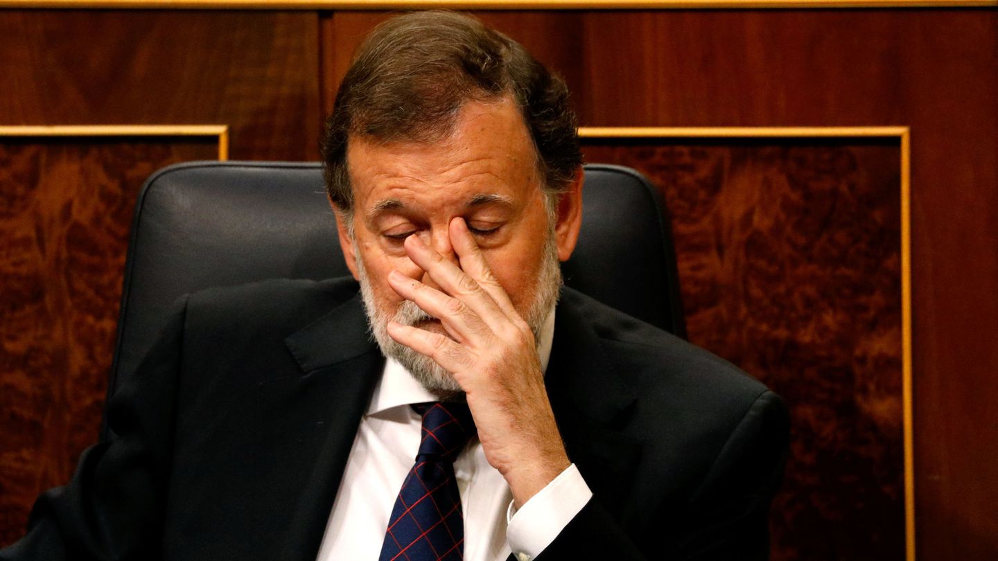 Rajoy, durante su comparecencia en el Congreso (Reuters)