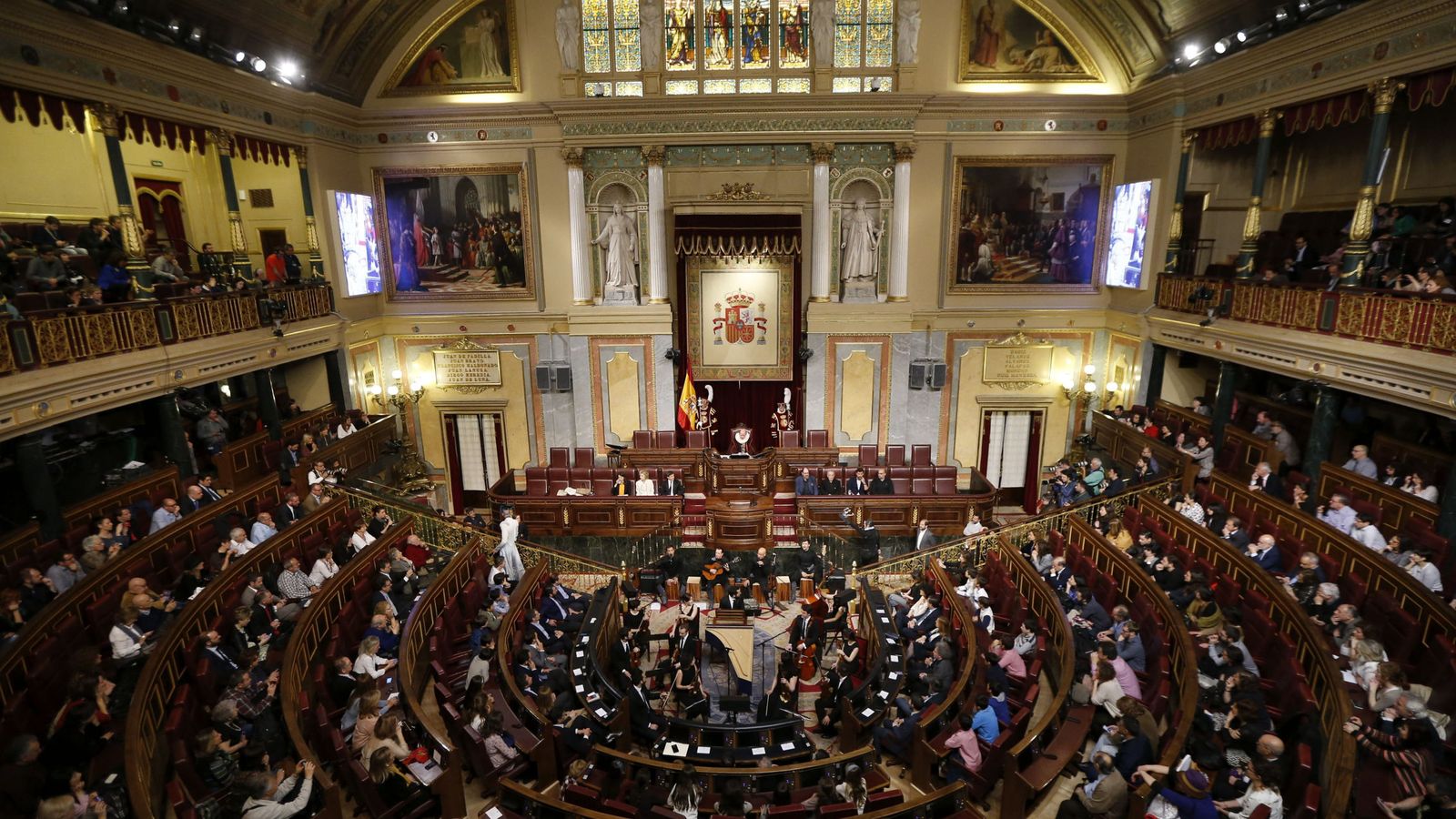 Foto: Fotografía del Congreso de los Diputados de Madrid en la anterior legislatura. (EFE)