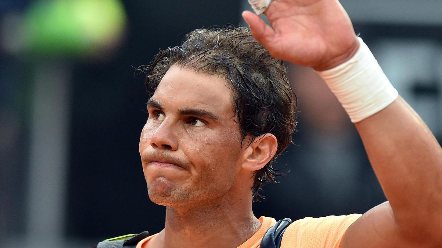 Rafa Nadal, tras retirarse de Roland Garros por problemas físicos. (EFE)