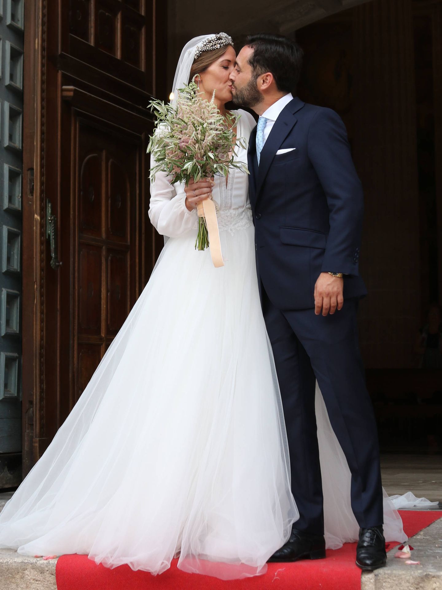 Dámaso González y Miriam Lanza recién casados. (Lagencia Grosby/Ángela Mora)
