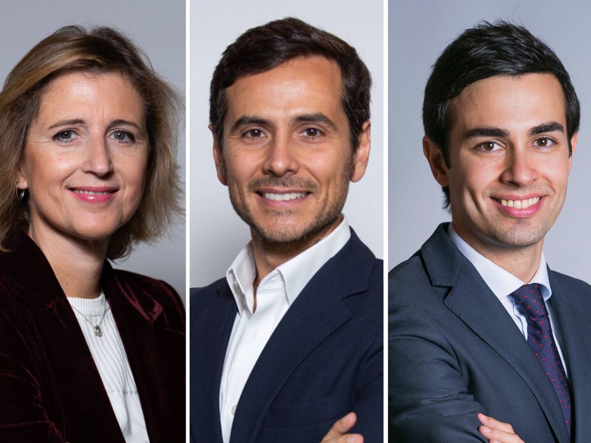 Foto: Ana Martínez-Pina, Constantino Pérez-Salgado y Luis López, nuevos socios de Gómez-Acebo & Pombo. (Cedida)