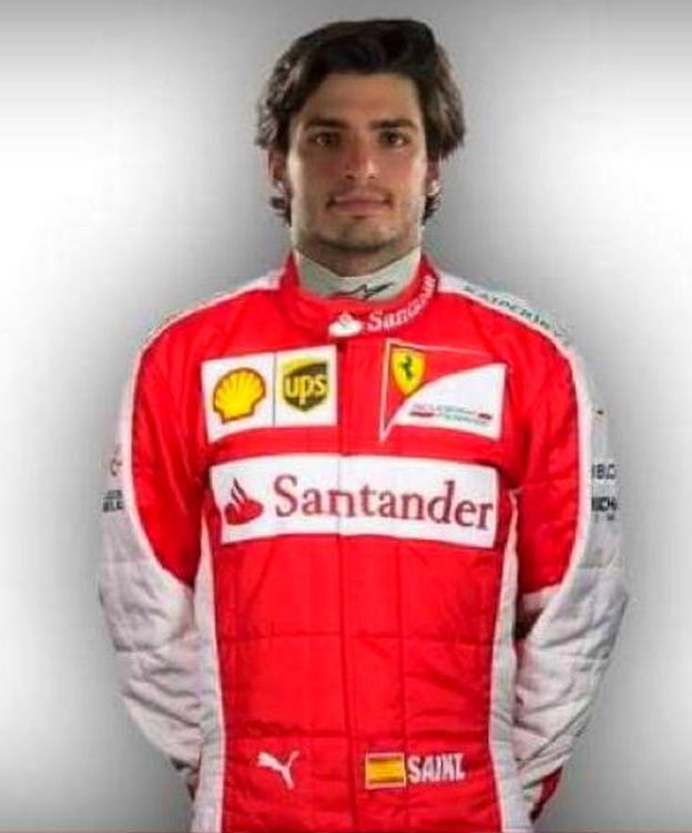 Foto: Montaje de Carlos Sainz en Ferrari realizado en las redes sociales.