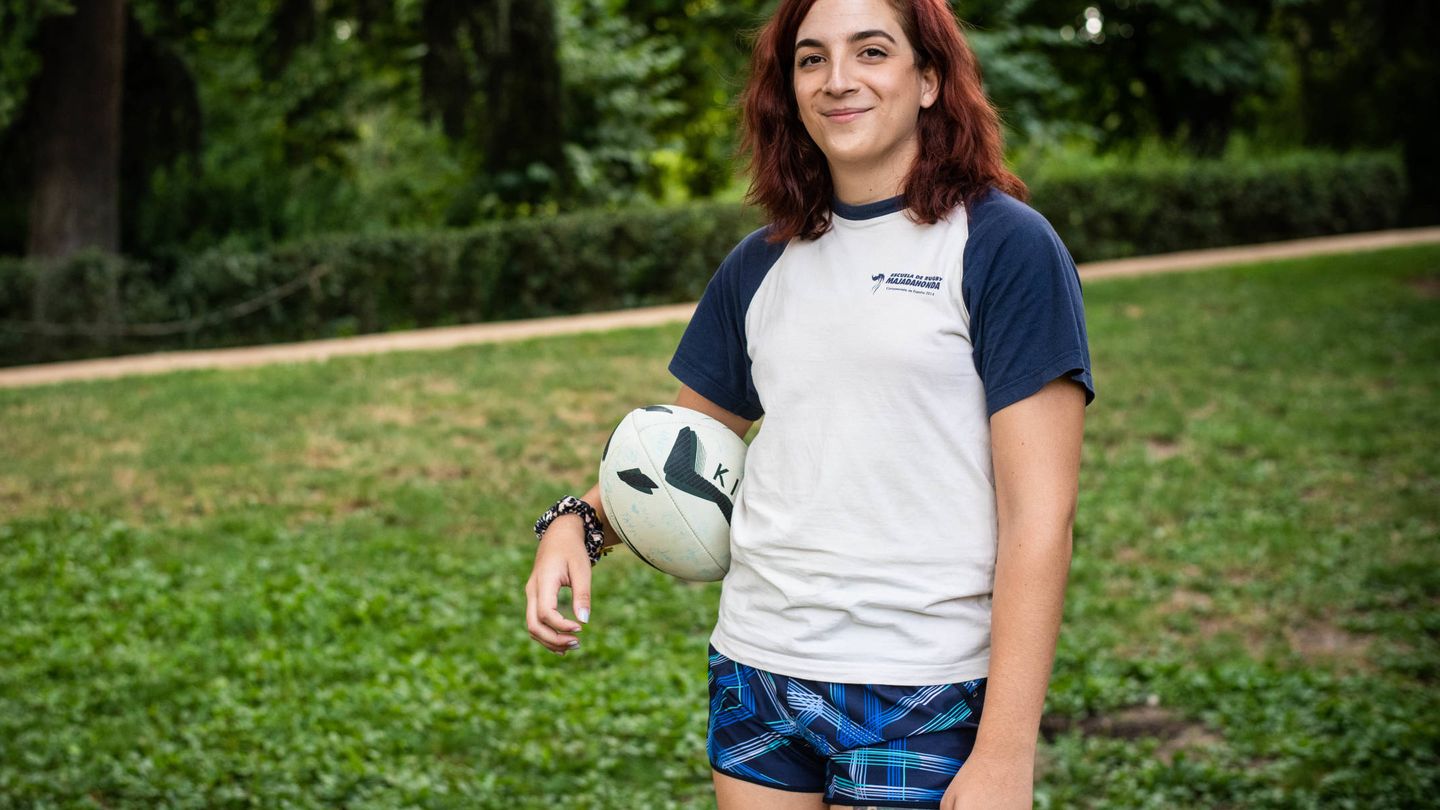 La jugadora de rugby Alba Noa (Foto: Carmen Castellón)