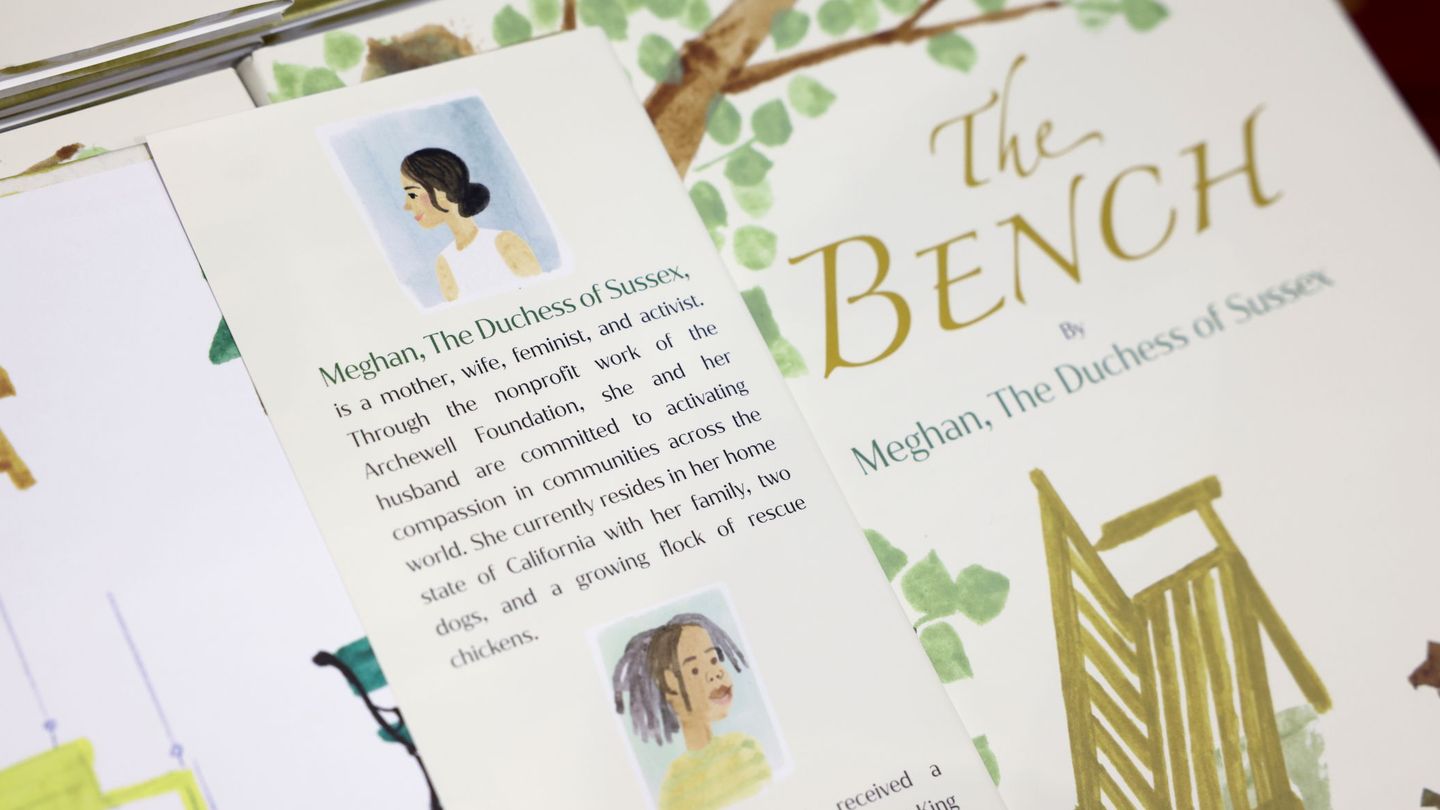 'The Bench', el libro de Meghan. (Reuters)
