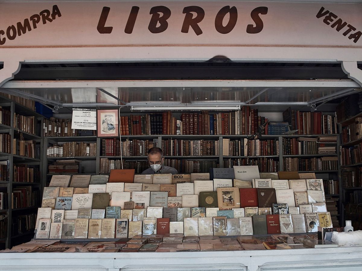 Foto: La Cuesta de Moyano abrió de nuevo sus casetas de libros a finales de mayo (EFE)