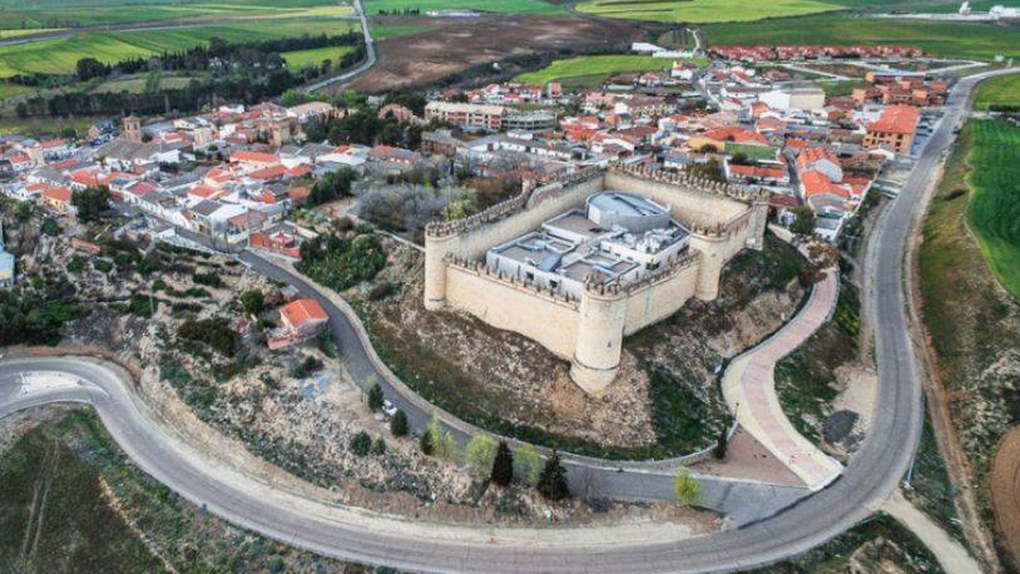 Vista aérea del castillo de la Vela. (Ministerio del Interior)