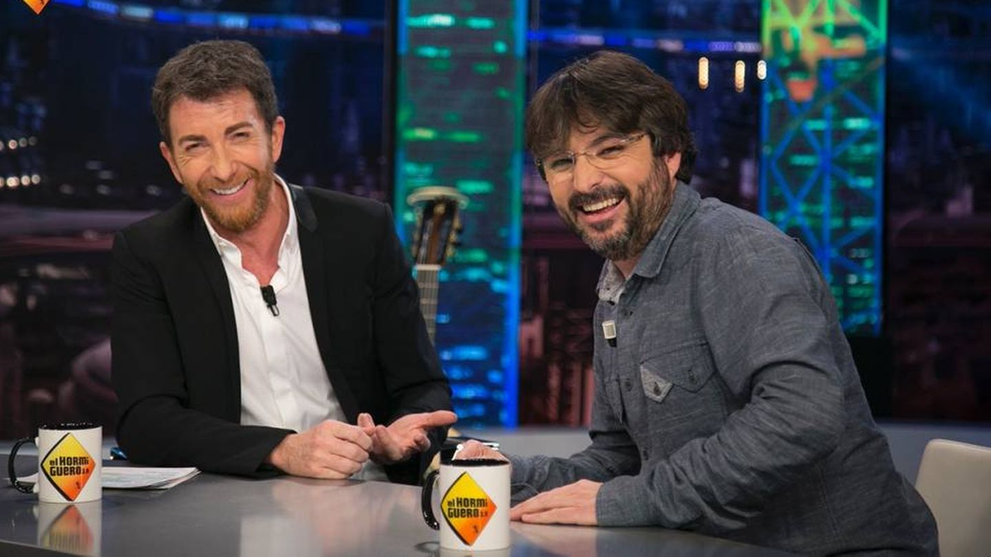 Pablo Motos y Jordi Évole en 'El hormiguero'.