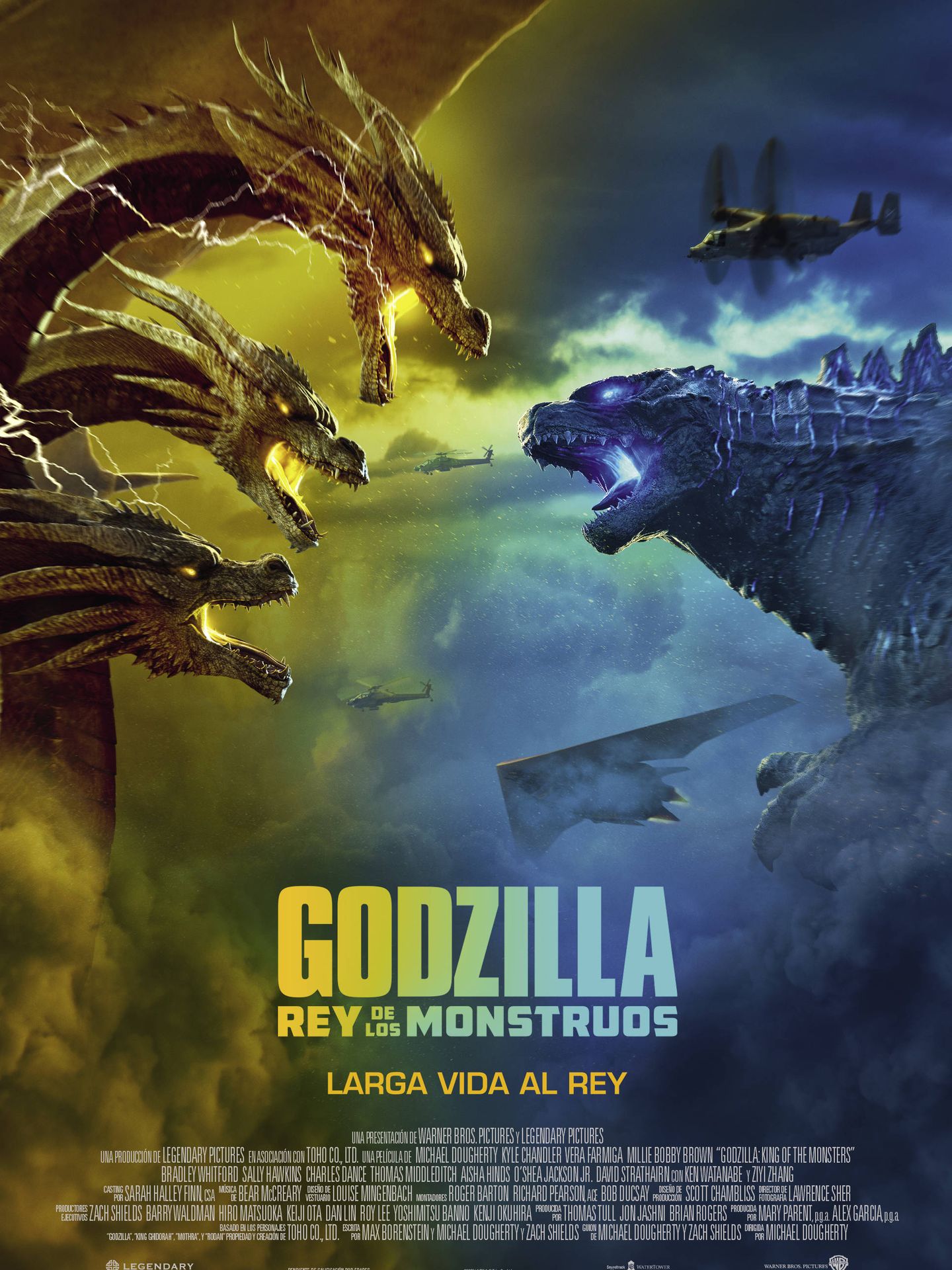 Cartel de 'Godzilla: rey de los monstruos'.
