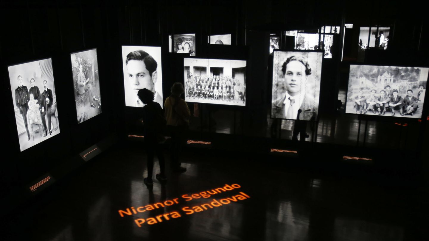 Exposición 'Parra 100' dedicada al célebre antipoeta chileno Nicanor Parra en Santiago de Chile | Foto: EFE