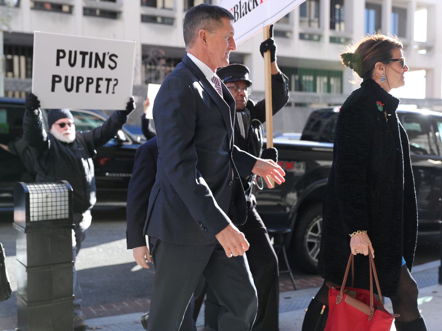 El ex asesor de Seguridad Nacional Michael Flynn a su llegada al tribunal de Washington, el 18 de diciembre de 2018. (Reuters)