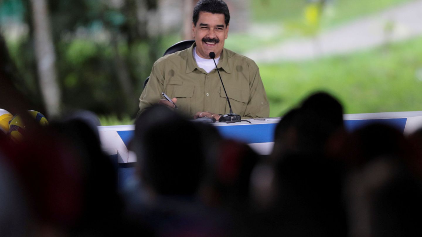El presidente Maduro habla durante su programa semanal 'Los Domingos con Maduro', el 6 de agosto de 2017. (Reuters)
