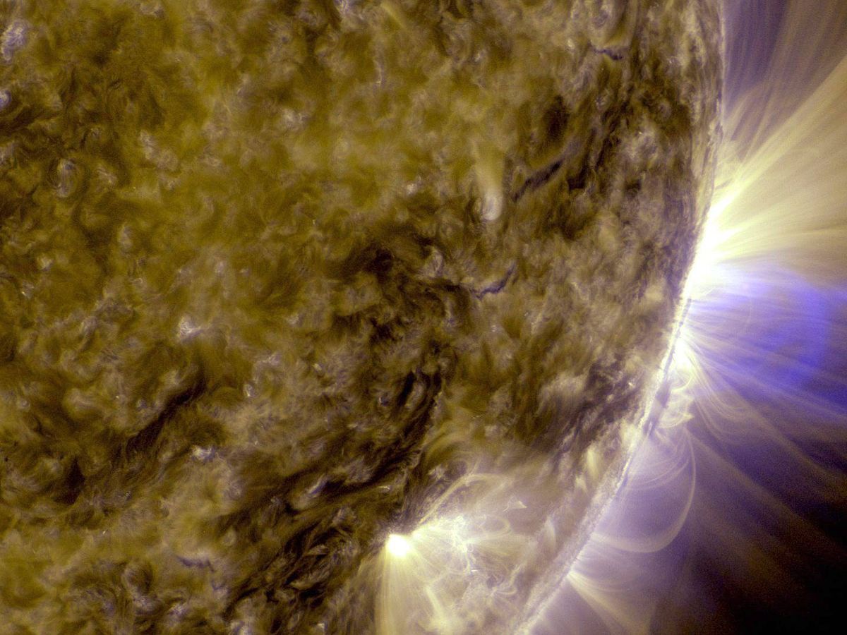 Foto: Imagen de una eyección solar captada por el Solar Dynamics Observatory de la NASA