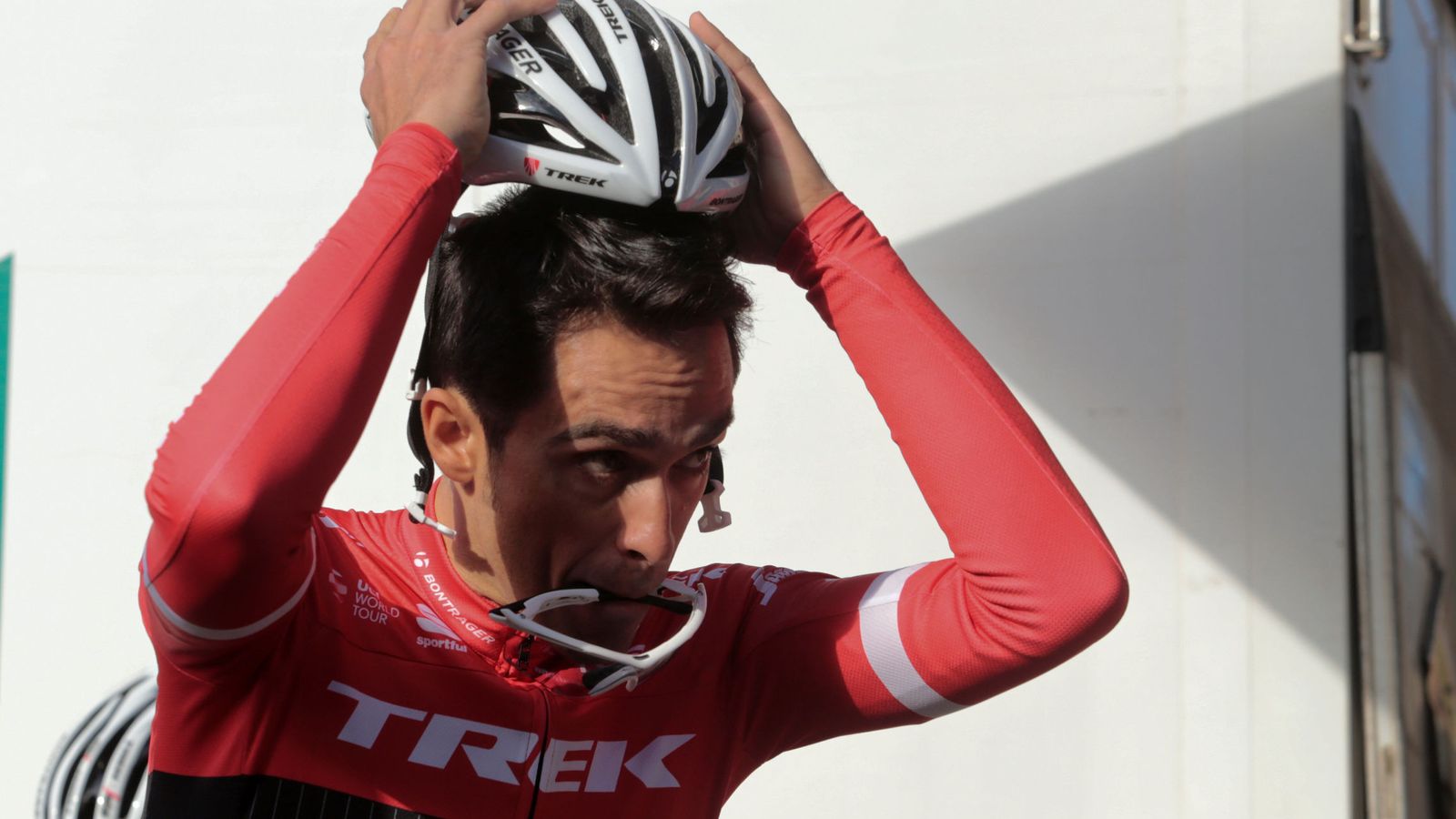 Foto: Alberto Contador empezará este miércoles a competir con el Trek (Enrique Calvo/Reuters).