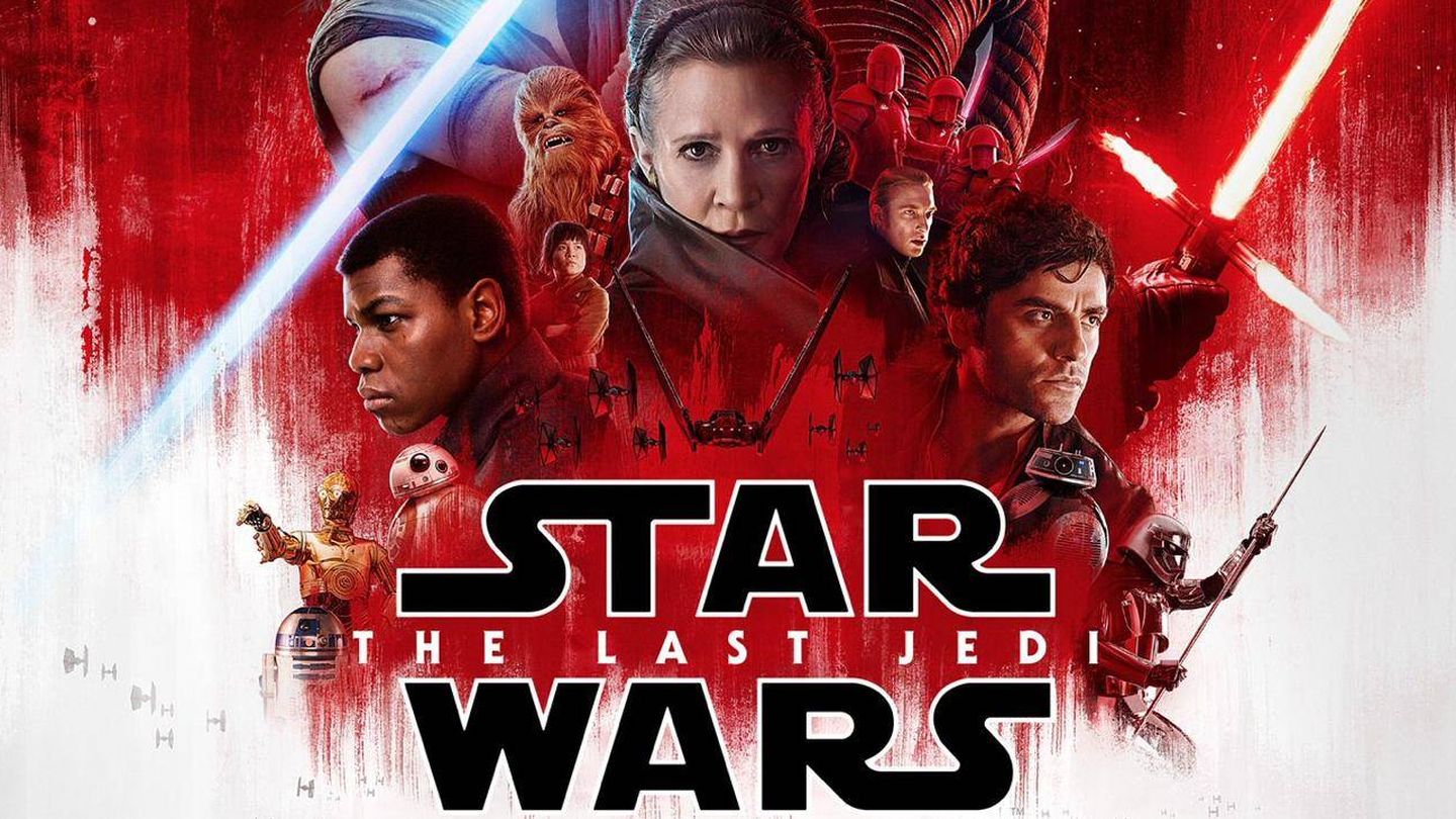  Cartel oficial de 'Star Wars: Los últimos Jedi'
