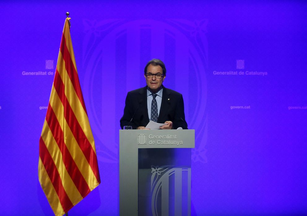 Foto: El 'president' de la Generalitat, Artur Mas, comparece en rueda de prensa (Reuters)