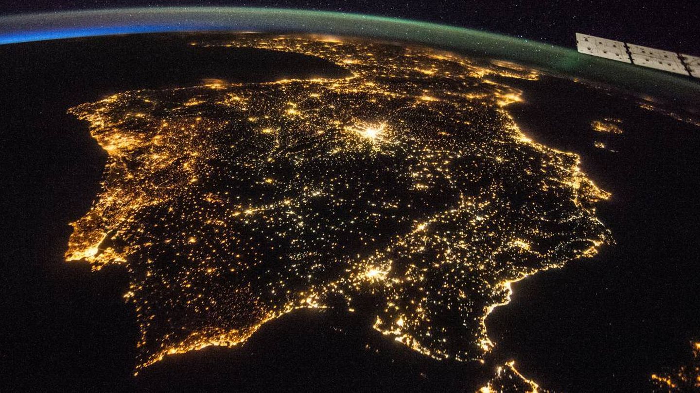 España vita desde la Estación Espacial Internacional. (NASA)