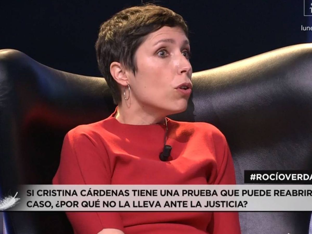 Foto: Marta Nebot, en Telecinco. (Mediaset).