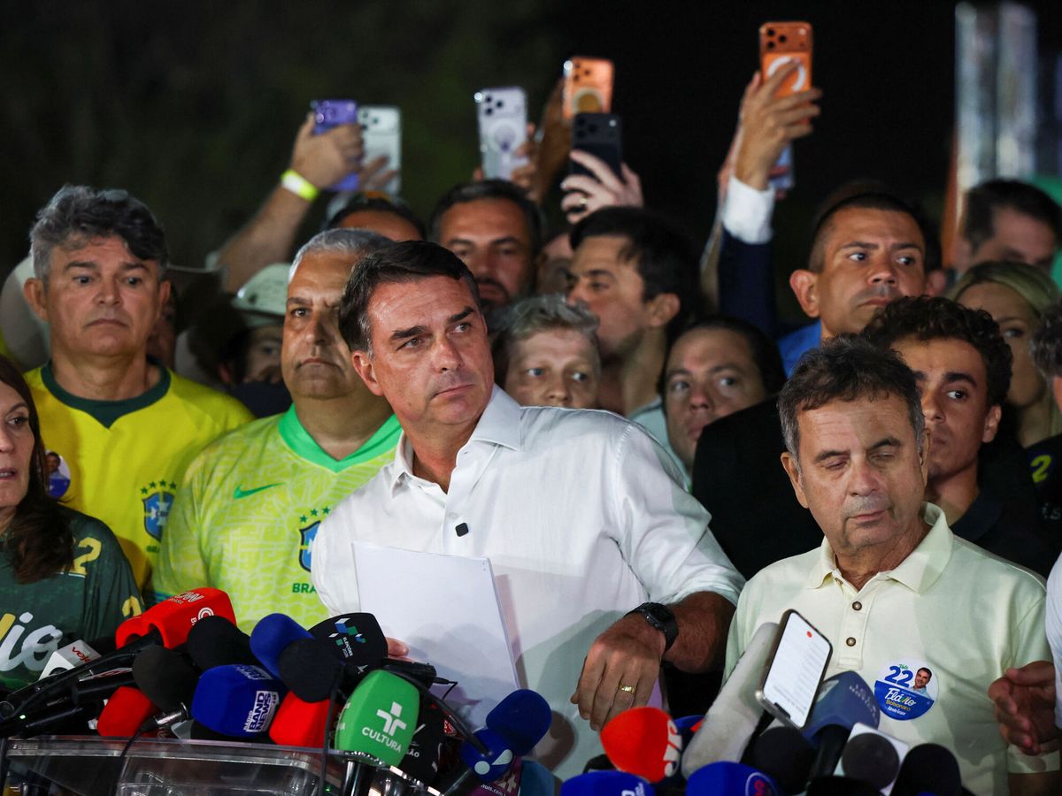 Foto: El candidato Flavio Bolsonaro. (Reuters/Agustin Marcarian)
