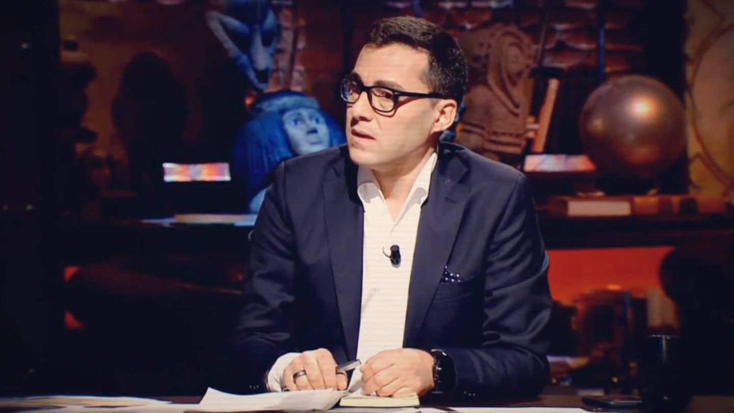 Pablo Fuente, en la grabación de 'CM' del 20 de febrero de 2020. (Mediaset)