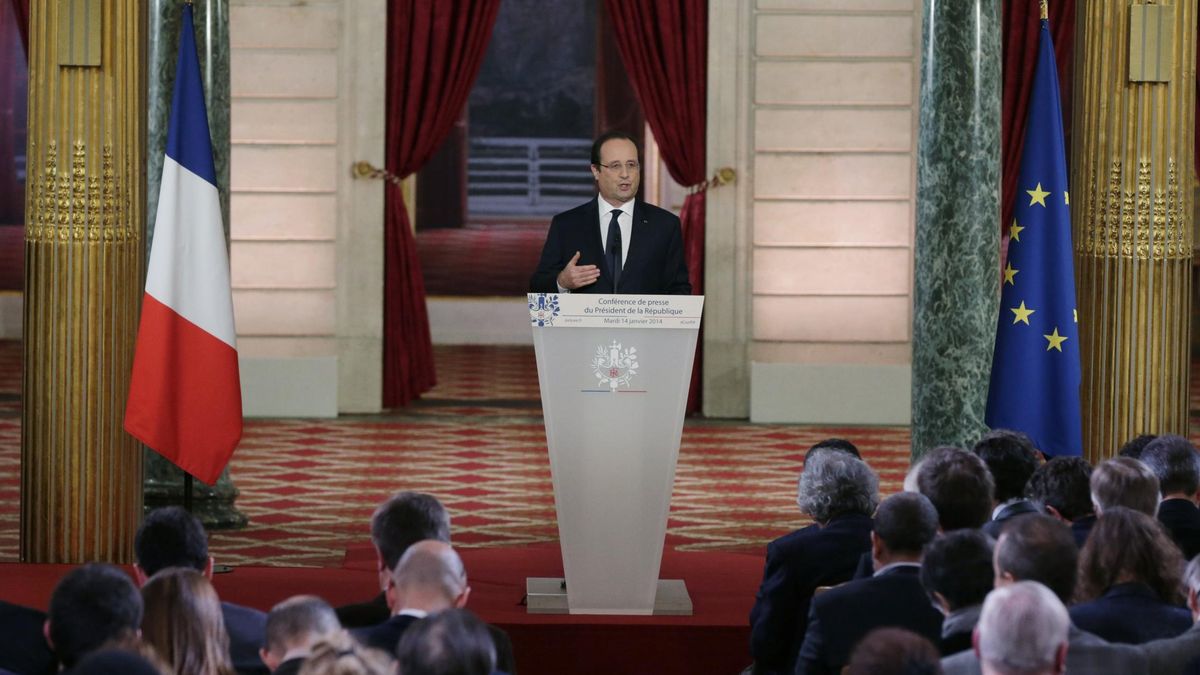 Hollande promete rebajar los costes laborales y recortes por 50.000 millones