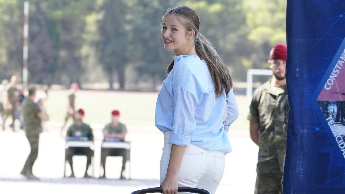 La princesa Leonor, el día de ingreso en la Academia Militar de Zaragoza. (Limited Pictures)