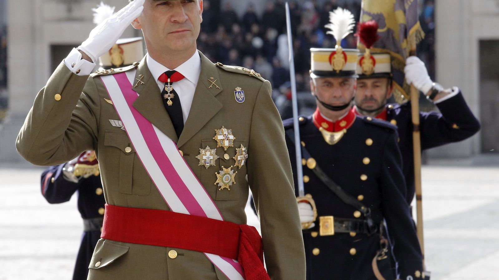 Foto: El Rey Felipe durante la Pascua Militar. (Efe) 
