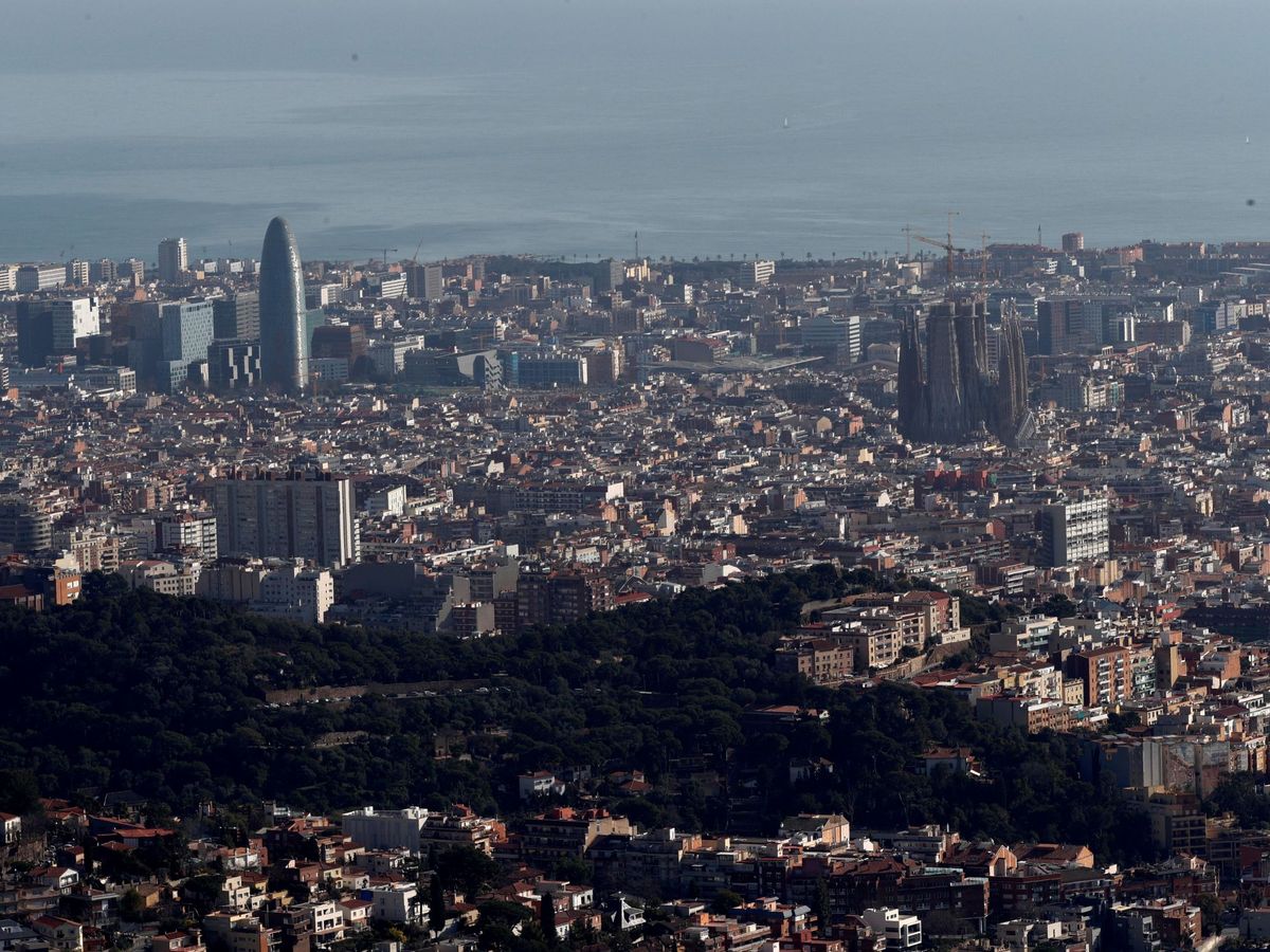 Foto: Plano aéreo de Barcelona. (EFE/Alejandro García)