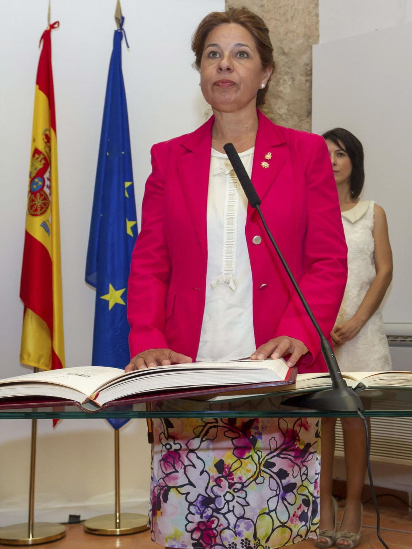 La consejera de Administración Pública y Hacienda de la Junta de Extremadura, Pilar Blanco Morales. (EFE)