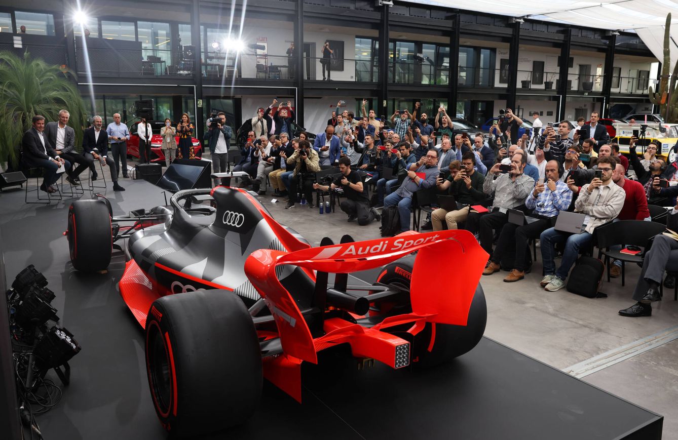 El primer F1 de Audi aparecerá bajo el nuevo reglamento de 2026. (Audi)
