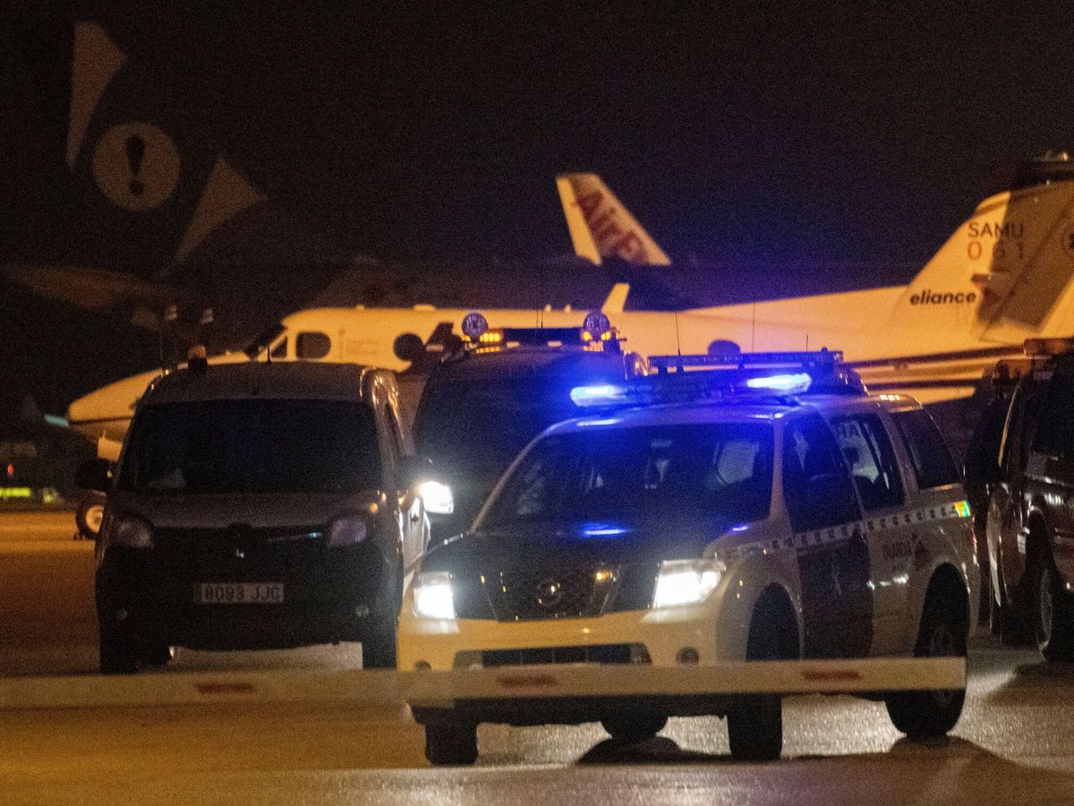 Foto: Aeropuerto de Palma durante el incidente. (EFE/ Cati Cladera)