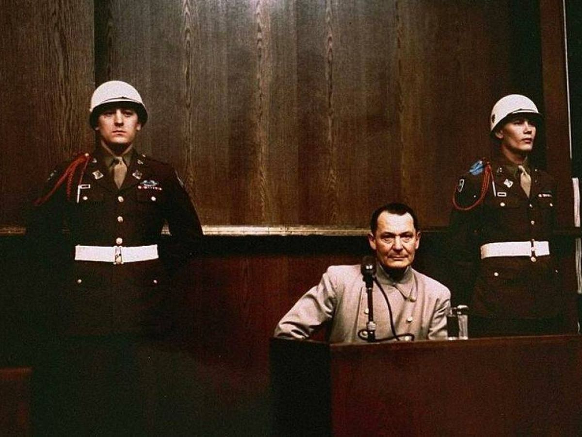 Foto: Goering durante su juicio en 1946