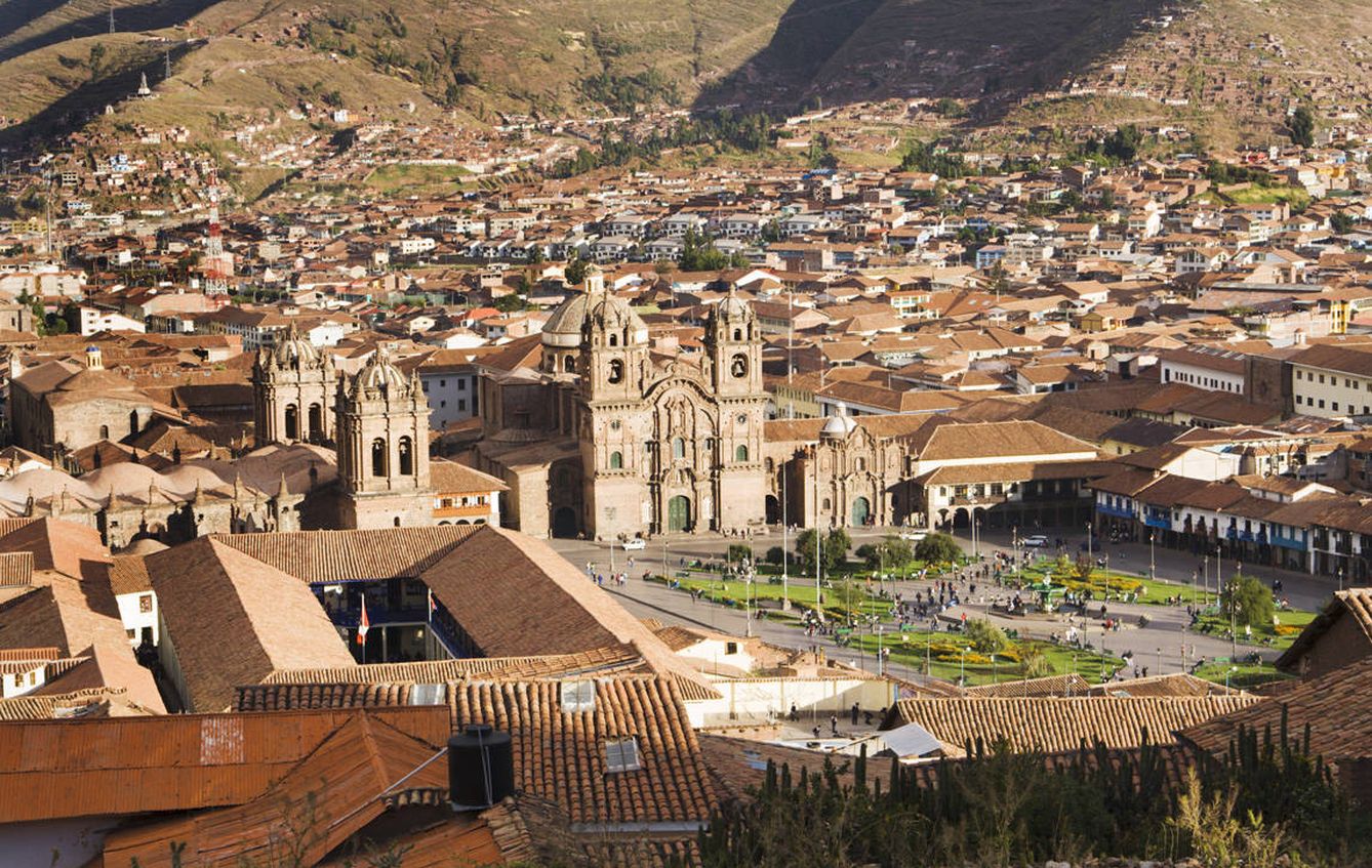 Vista aérea de Cuzco, en Perú