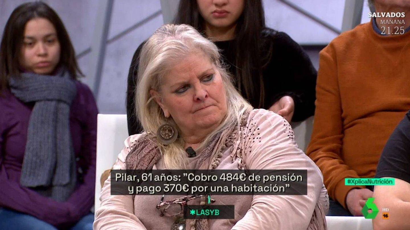 Pilar Alcobendas, pensionista invitada a 'La Sexta Xplica'. (Atresmedia)