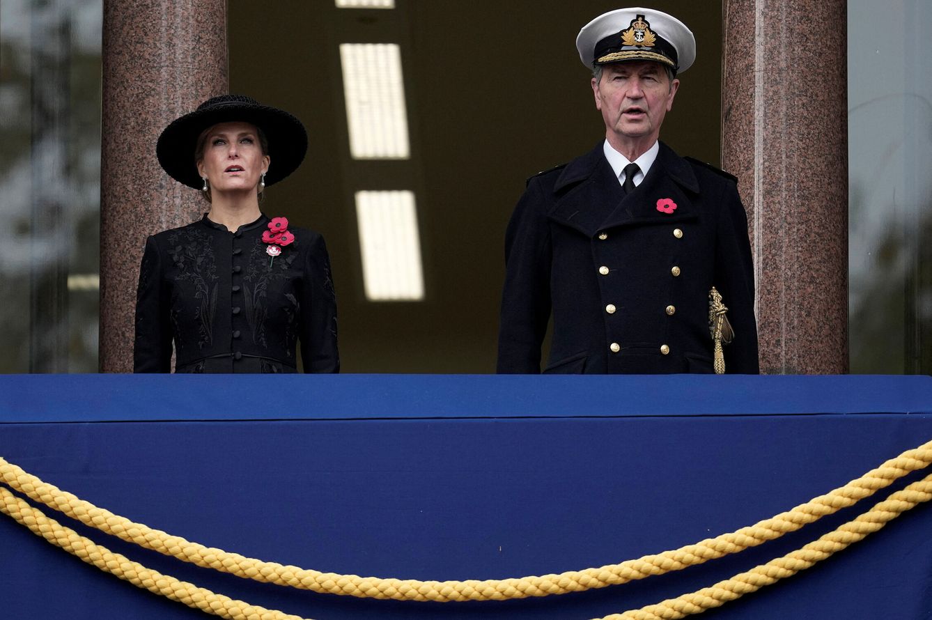 Sophie de Wessex y sir Tim Laurence. (Reuters)