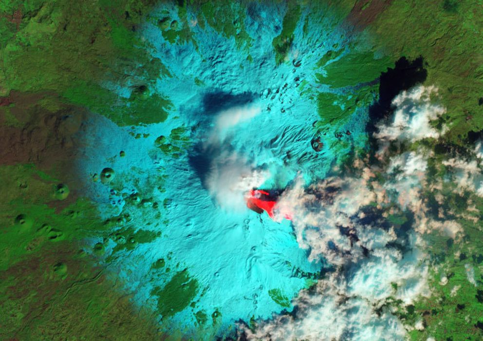 Foto: Imagen del volcán Etna, otra de las semifinalistas en el concurso de la NASA