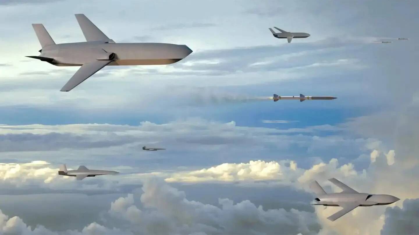 Concepto de operaciones del programa Collaborative Combat Aircraft. (GA-ASI)