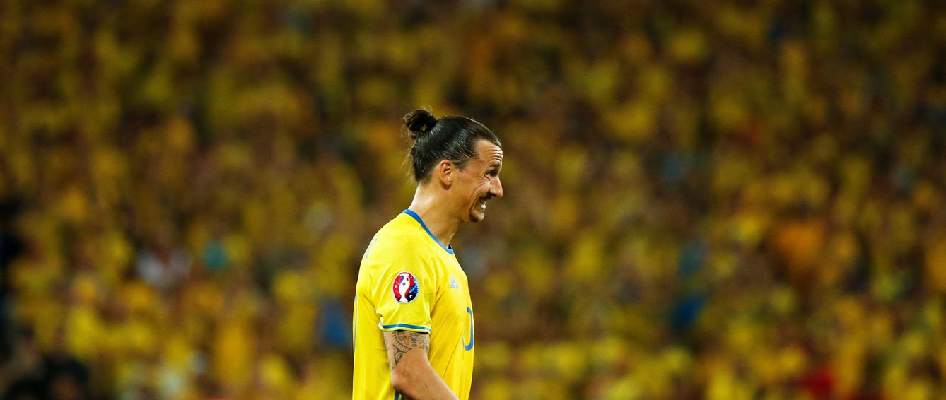 Ibrahimovic anunció en la Eurocopa que no volverá a defender la camiseta de Suecia (Reuters)
