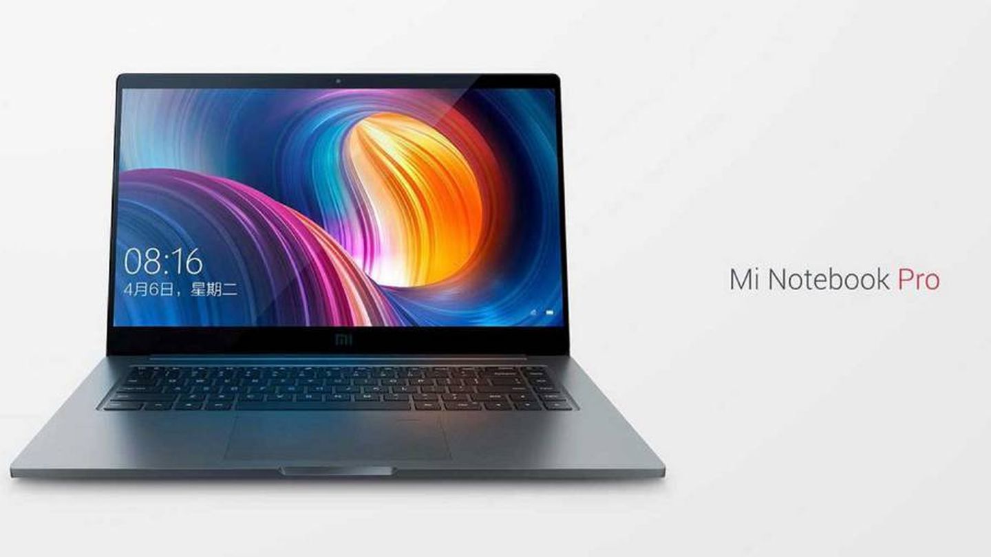 Vista del Mi Notebook Pro, el nuevo portátil de Xiaomi. (M.MC)