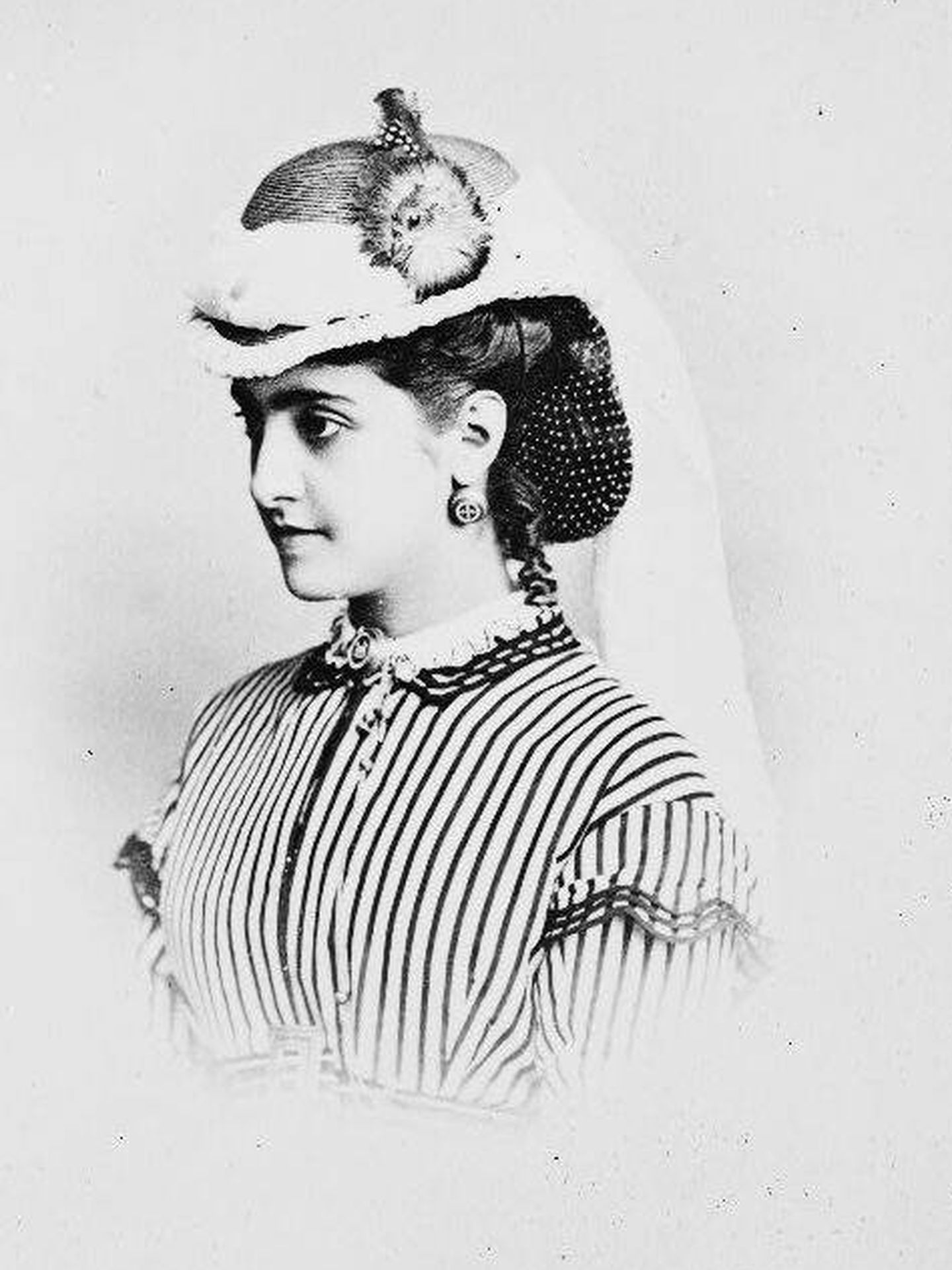 Adelina Patti en 1861.
