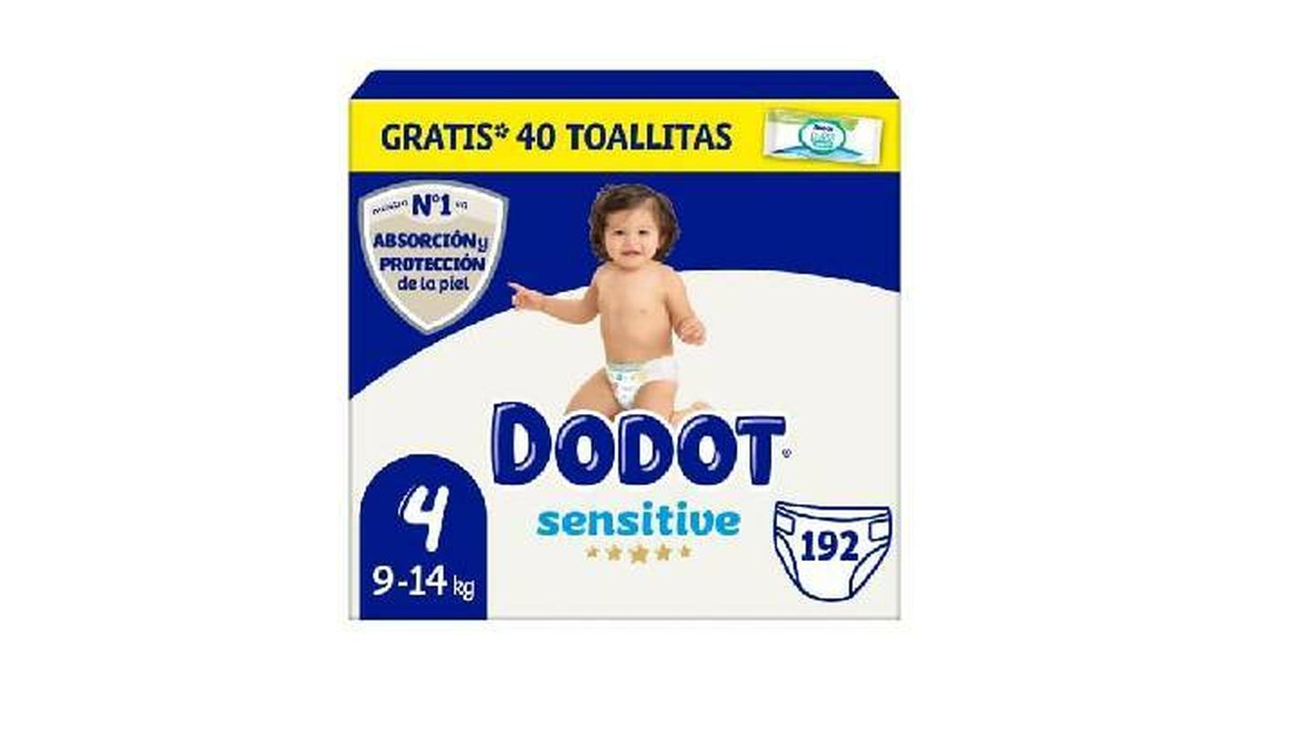 Ahorra hasta 24€ con los Pañales Bebé Dodot Sensitive