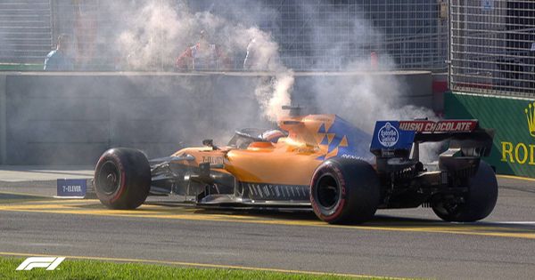 Foto: Así acabó el McLaren de Carlos Sainz. (Fórmula 1)
