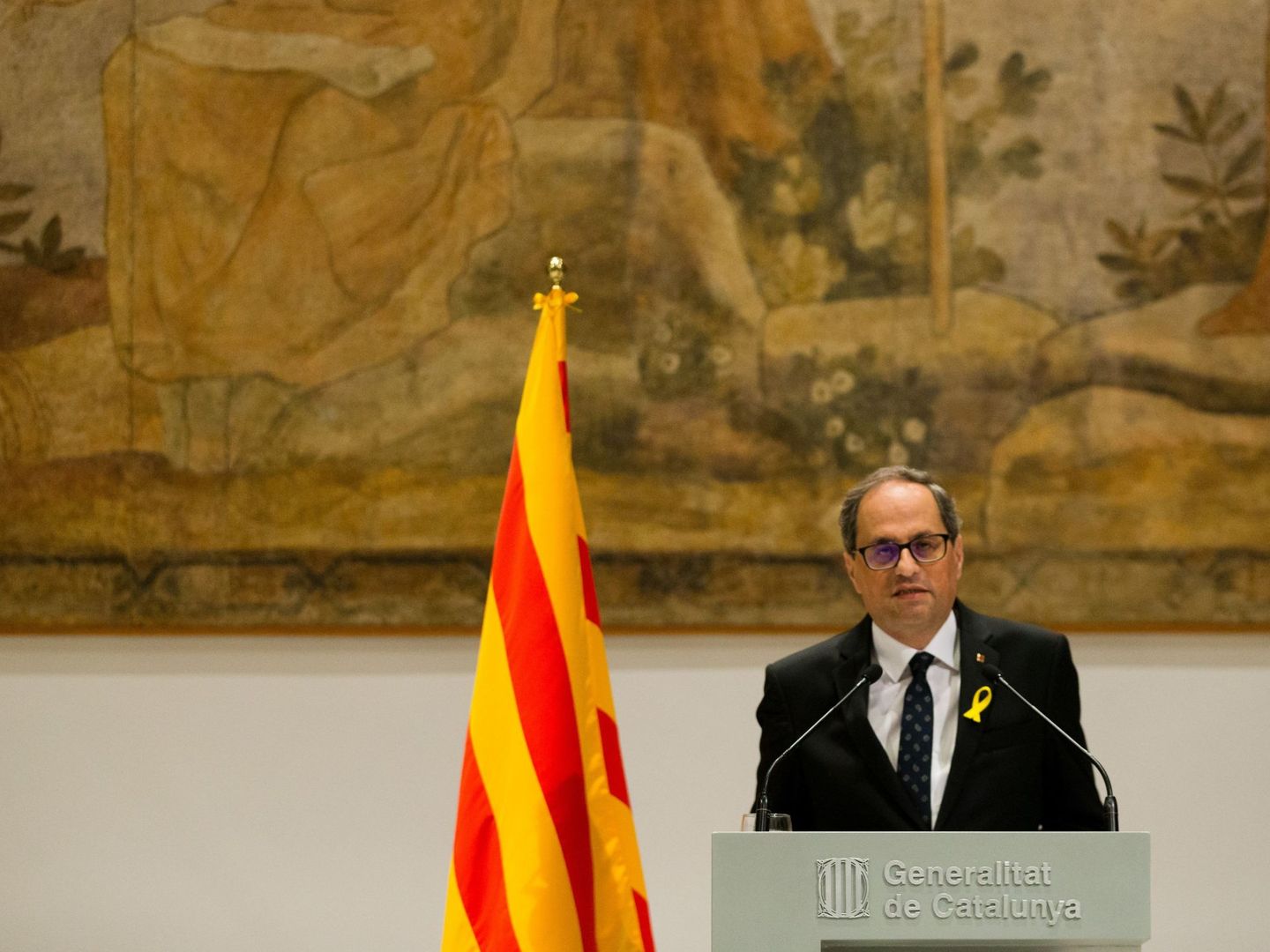 El presidente de la Generalitat de Cataluña, Quim Torra. (EFE)