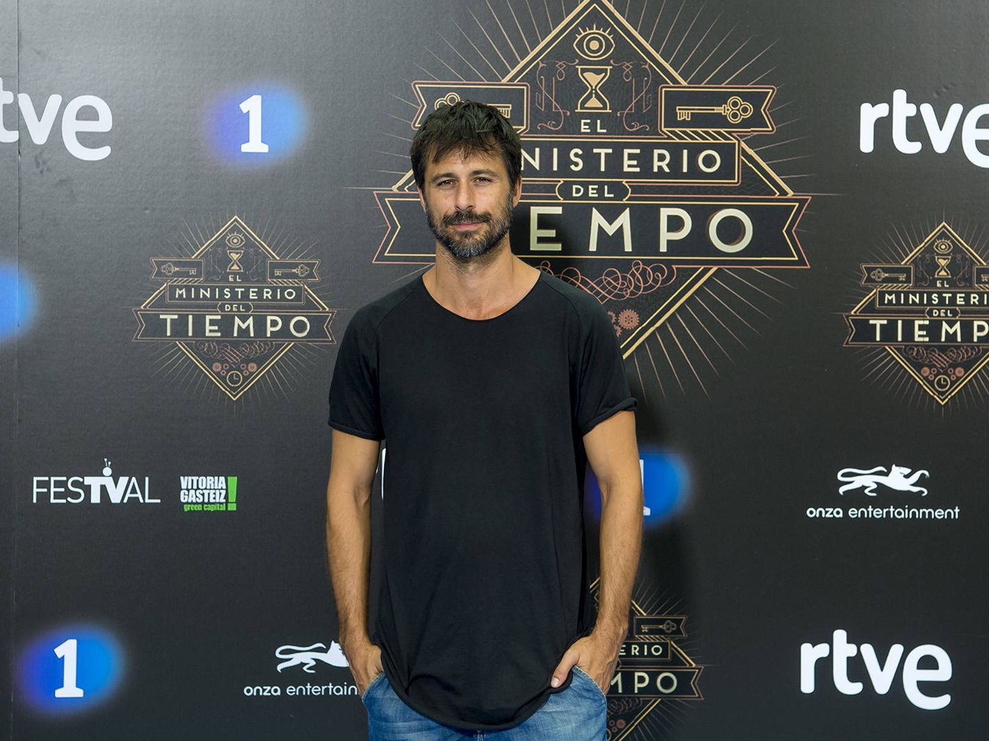 El actor Hugo Silva en el FesTVal. (RTVE)